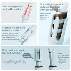 hair straightening large wave electric negative